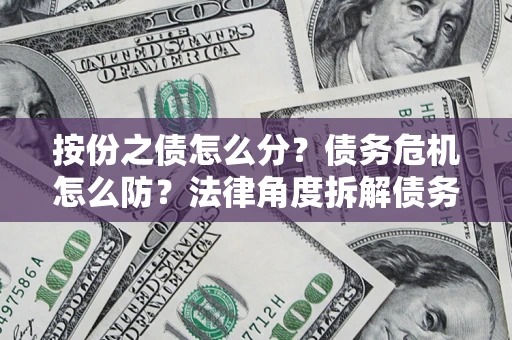 北京按份之债怎么分？债务危机怎么防？法律角度拆解债务分配与风险自保指南