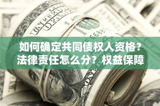 北京如何确定共同债权人资格？法律责任怎么分？权益保障技巧揭秘！