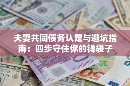 北京夫妻共同债务认定与避坑指南：四步守住你的钱袋子