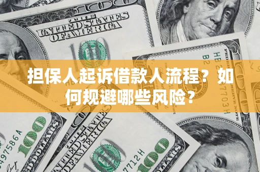北京担保人起诉借款人流程？如何规避哪些风险？