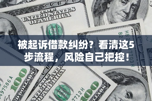 北京被起诉借款纠纷？看清这5步流程，风险自己把控！