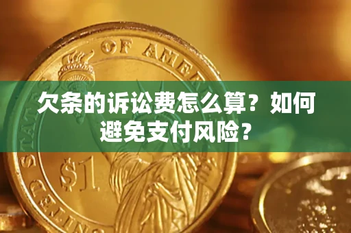 北京欠条的诉讼费怎么算？如何避免支付风险？