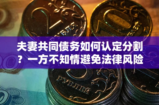 北京夫妻共同债务如何认定分割？一方不知情避免法律风险必看！